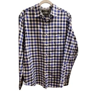 Banana Republic Gingham longsleeve button Up Shirt Medium Layering Casual